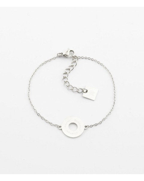 Bracelet Zag Divine acier
