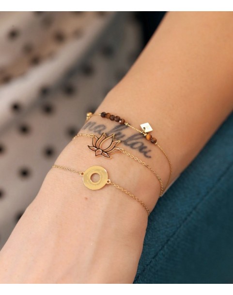 Bracelet Zag Divine acier