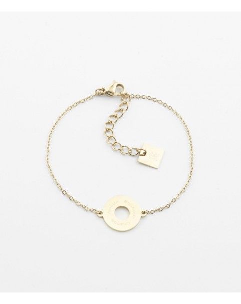 Bracelet Zag Divine acier
