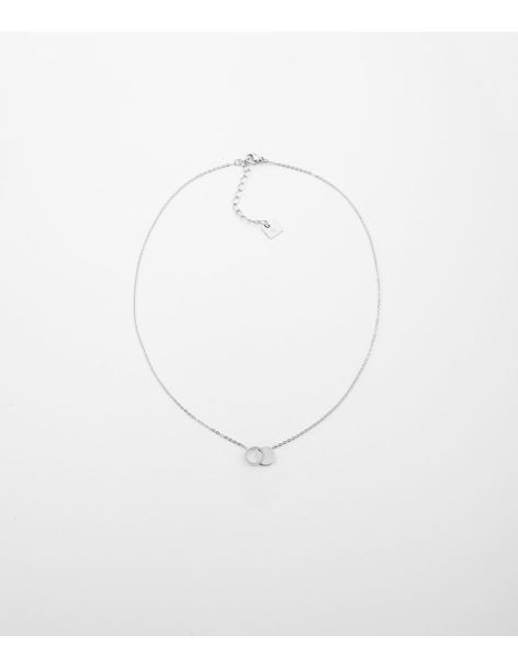 Collier Zag Cantor acier doré 2