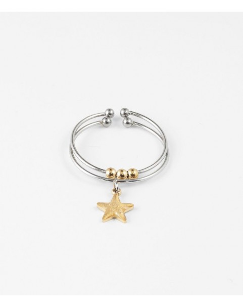 Bague Zag Ithaque acier