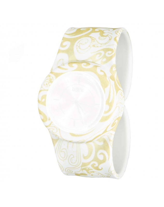 CLASSIC Bracelet Montre Imprimé Gold White Orient Bill's Watches