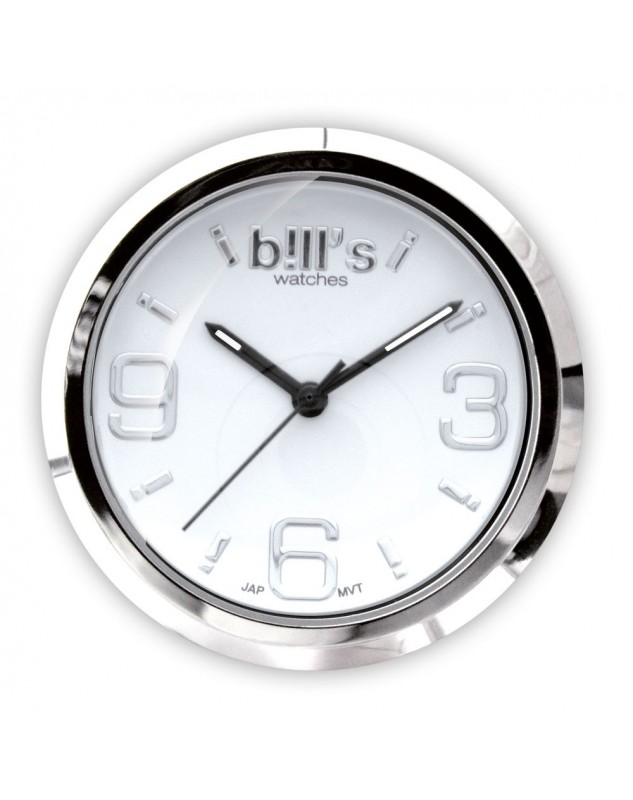 CLASSIC Cadran Montre White Silver Bill's Watches