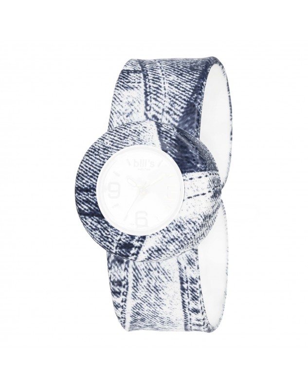 MINI Bracelet Montre Imprimé Blue Jeans Bill's Watches