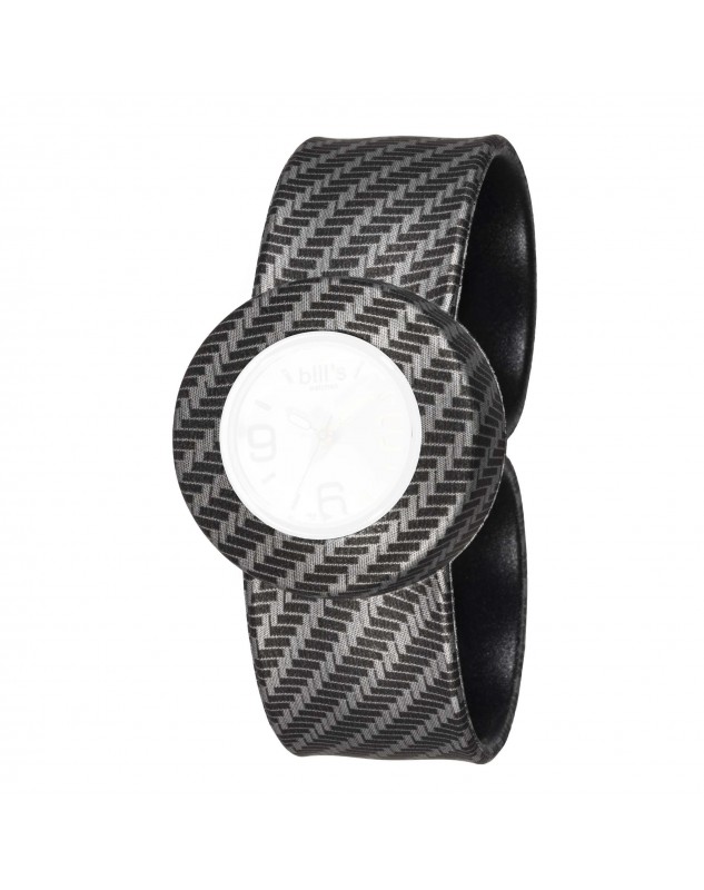 MINI Bracelet Montre Imprimé Carbon Black Bill's Watches
