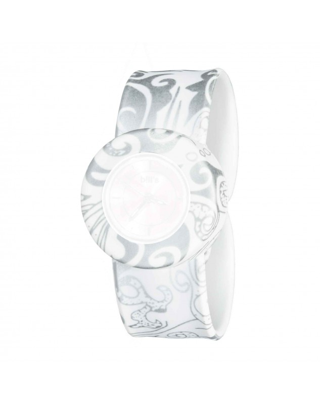 MINI Bracelet Montre Imprimé Silver White Orient Bill's Watches