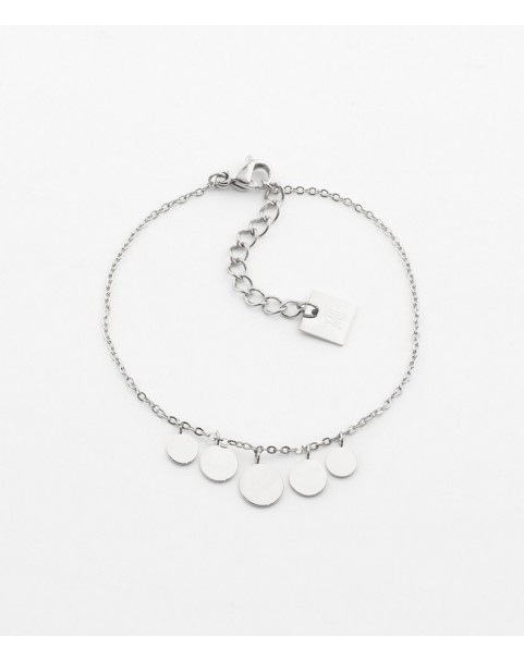 Bracelet Zag Pluton acier