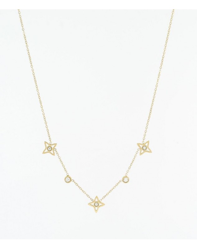 Collier Zag Manhattan acier