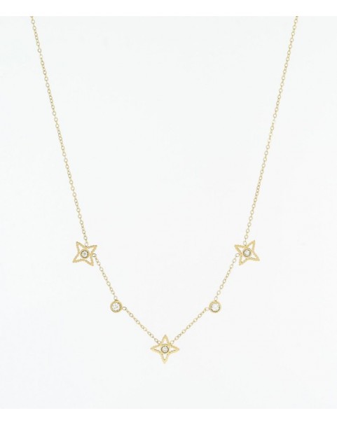 Collier Zag Manhattan acier