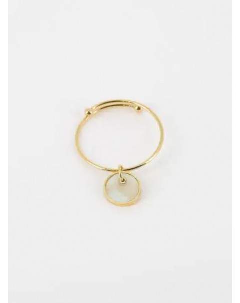 Bague Zag Cachou acier