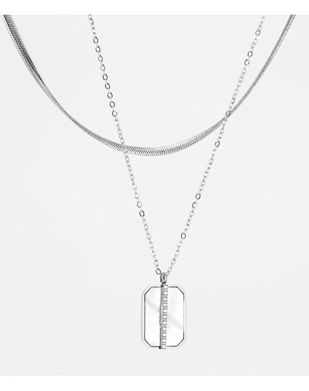 Collier Zag Nikov acier doré