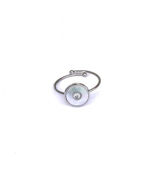 Bague Zag Aretha acier