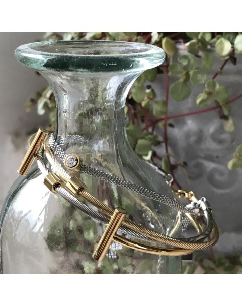 Bracelet Zag Ming acier