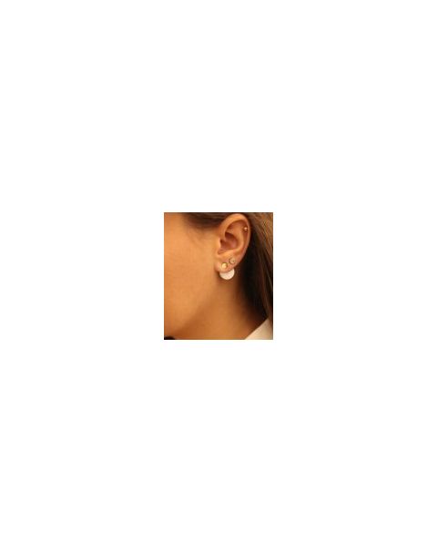 Boucles d'oreilles Zag Apollo acier