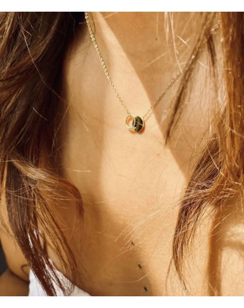 Collier Zag Cantor acier