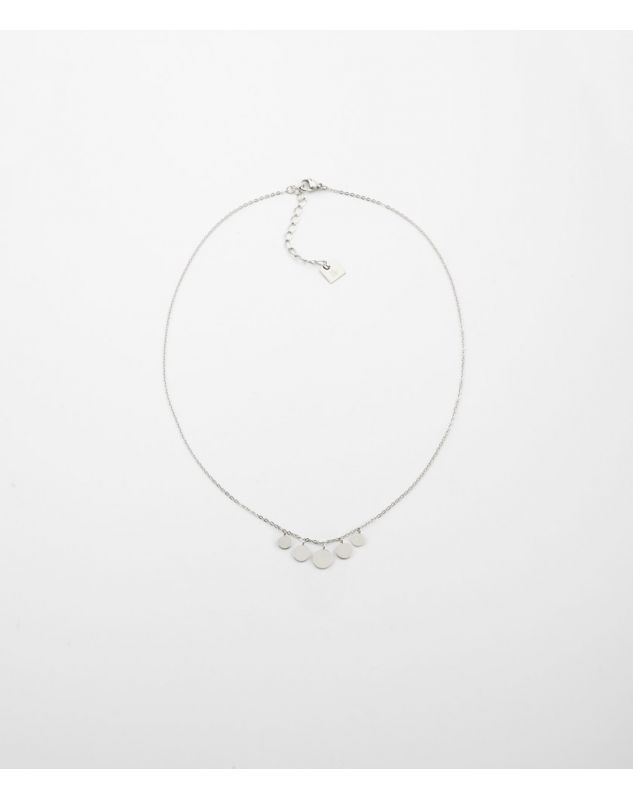 Collier Zag Pluton acier doré