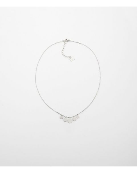 Collier Zag Pluton acier doré