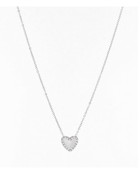 Collier Zag Michael acier doré