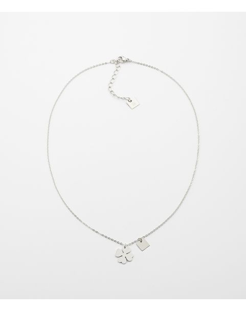Collier Zag Clover acier doré