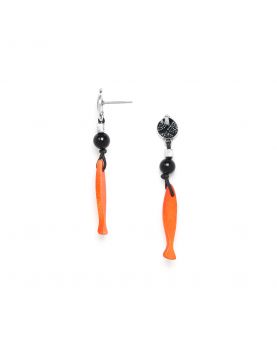 Boucles d'oreilles Nature bijoux Poisson Rouge 1 poisson 2