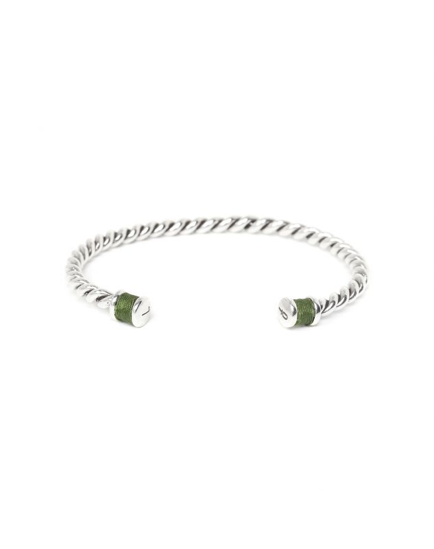 Bracelet Ori Tao Cuff twist vert