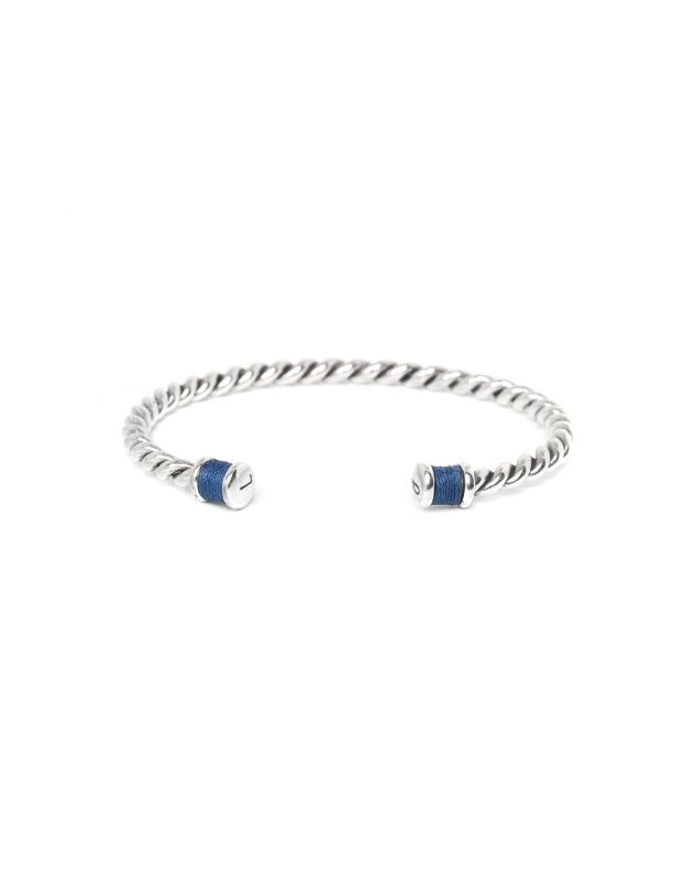 Bracelet Ori Tao Cuff twist bleu