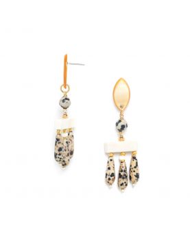 KARAKORUM boucles d'oreilles 3 gouttes Nature bijoux 2