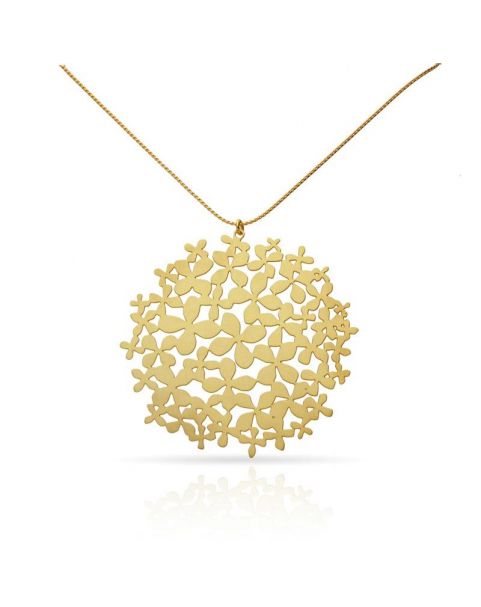 HORTENSIA Collier Long Doré RAS