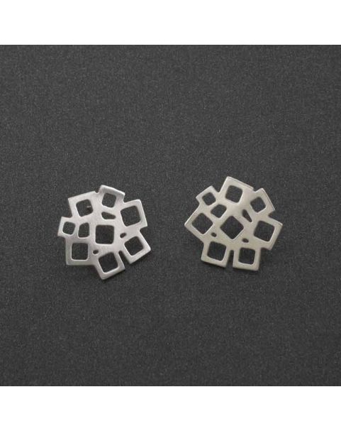 Cuadrado RAS Boucles d'Oreilles Puces