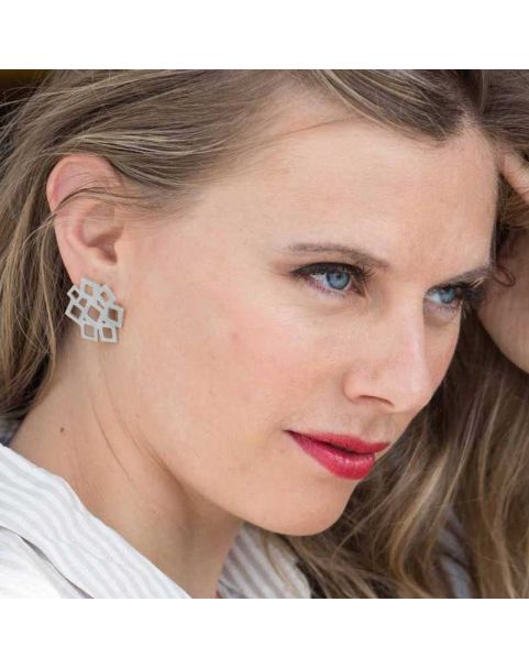 Cuadrado RAS Boucles d'Oreilles Puces