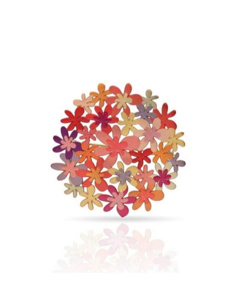 BOUQUET RAS Broche Dorée