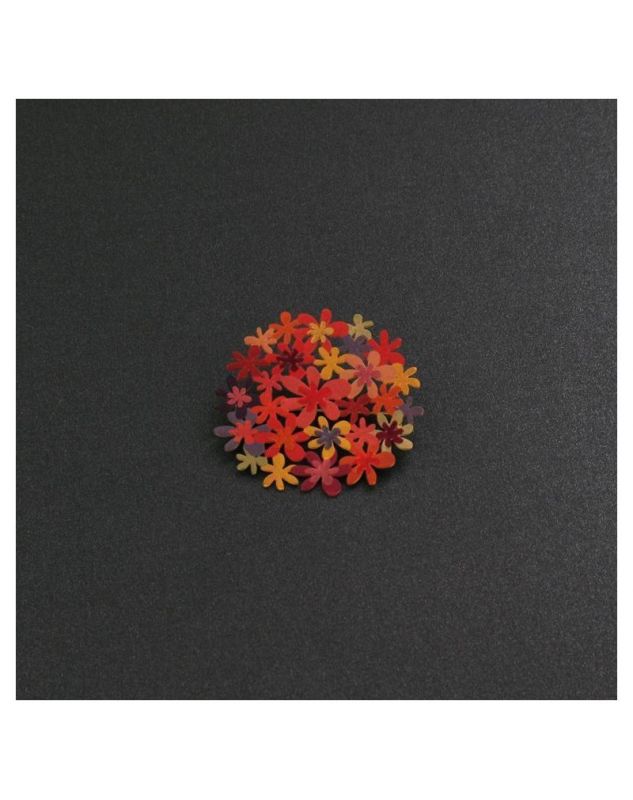 BOUQUET RAS Broche Dorée