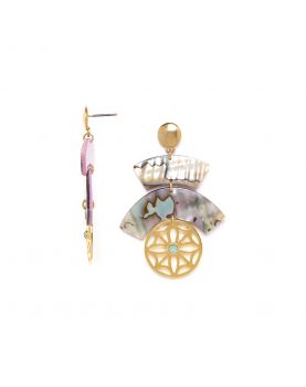 JUNE Franck Herval Boucles d'Oreilles Poussoir Grand Modèle 2