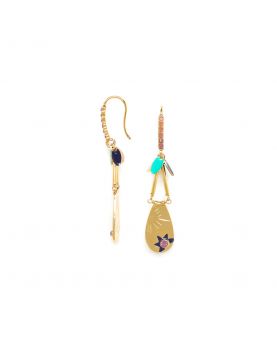 ELLA Franck Herval Boucles d'Oreilles Crochet Strassé 2