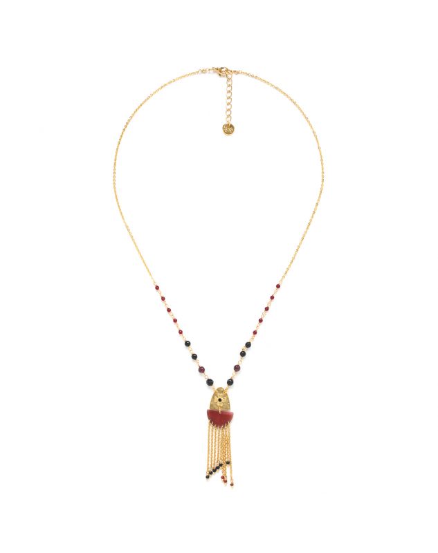 Melany Franck Herval Collier Pendentif Multi Chaines