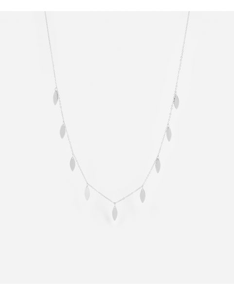 Collier Zag Flora acier