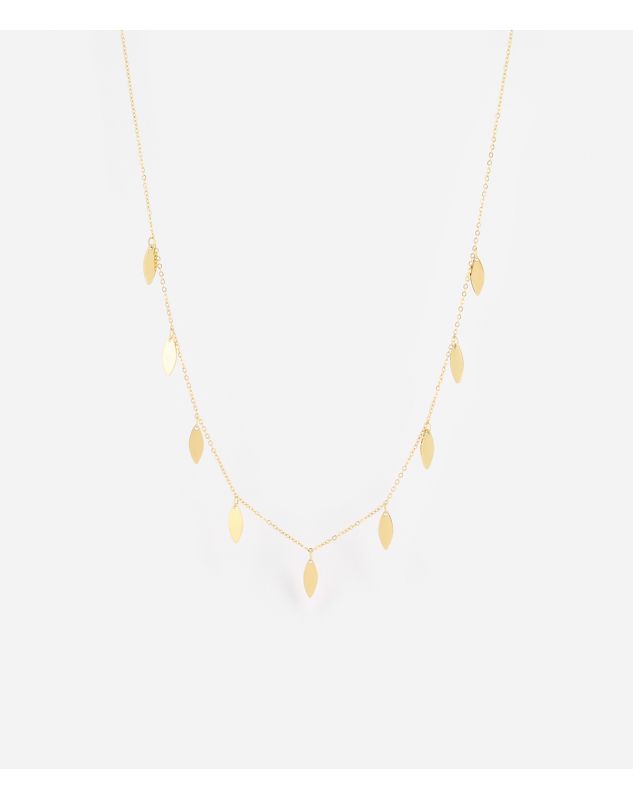 Collier Zag Flora acier