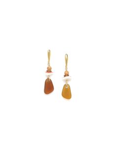 Franck Herval Joanna Boucles D'Oreilles Verre Recyclé