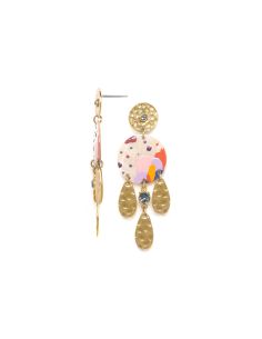 Rosy Boucles D'Oreilles 3 Gouttes Dorées Franck Herval 2
