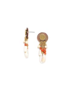 Porquerolles Boucles D'Oreilles Poussoir Multipampilles... 2