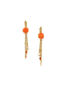 CLEA Boucles D'Oreilles Dormeuses Oeillet D'Inde 3...