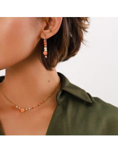 CLEA Boucles D'Oreilles Crochet xl Petit Oeillet D'Inde... 2