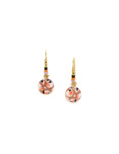 LEONA Boucles D'Oreilles Crochets Perlés Franck Herval