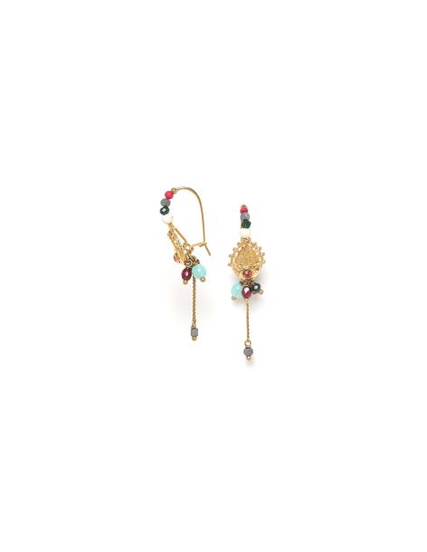 FRIDA Boucles D'Oreilles Crochet Perlé Franck Herval 2