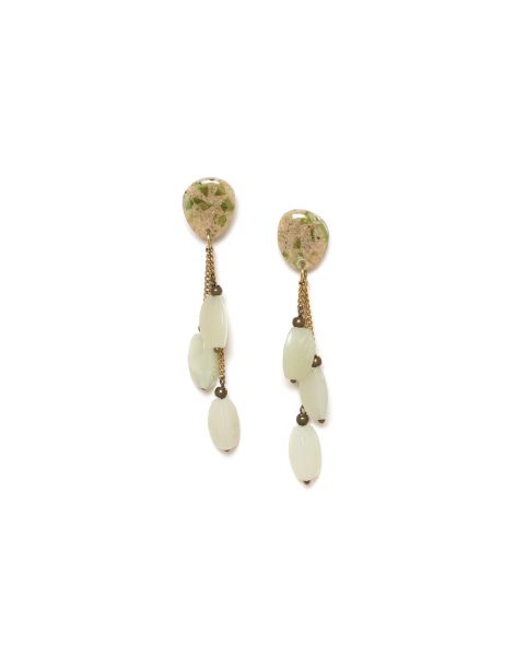 PAPYRUS Boucles D'oreilles 3 Pampilles Nature Bijoux