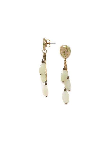 PAPYRUS Boucles D'oreilles 3 Pampilles Nature Bijoux 2