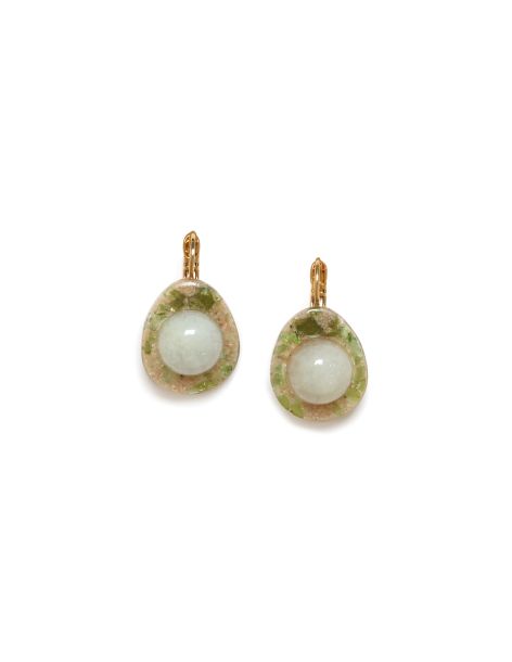 PAPYRUS Boucles D'oreilles Terrazzo Nature Bijoux