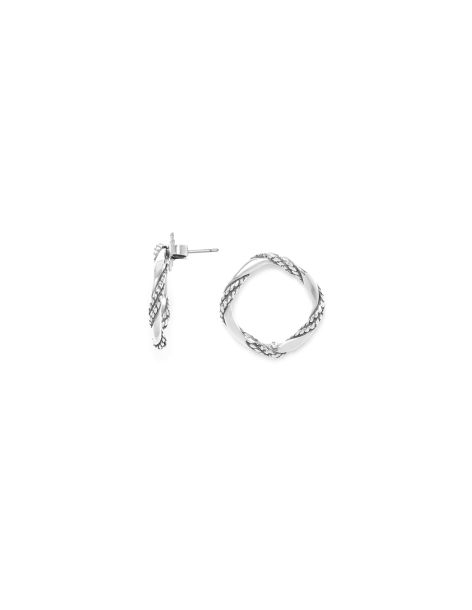 BRAIDS Boucles D'Oreilles Poussoir Anneau Ori Tao 2