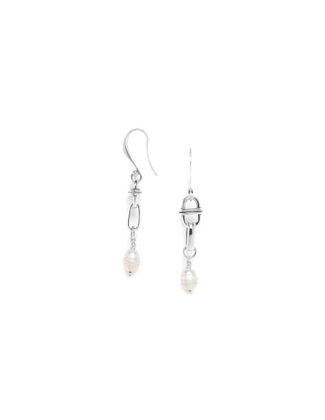BROOKLYN Boucles D'Oreilles Crochets Argentées Ori Tao 2