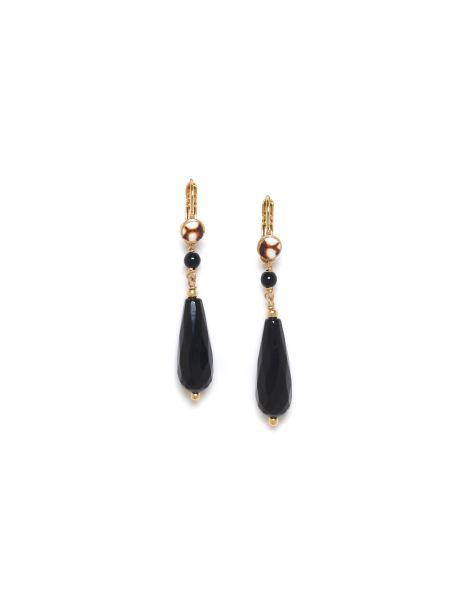 BAGHEERA Boucles D'Oreilles Dormeuses Gouttes Nature Bijoux